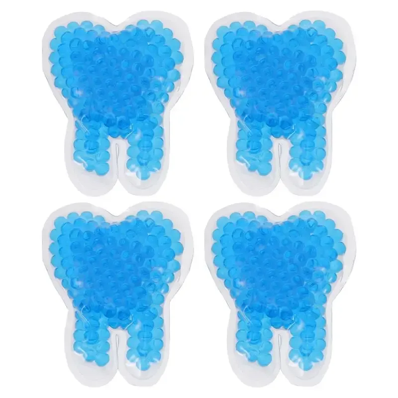 Compresses de gel froid en forme de dent