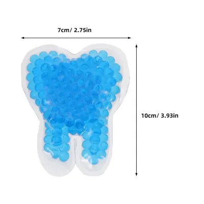 Compresses de gel froid en forme de dent – image 2