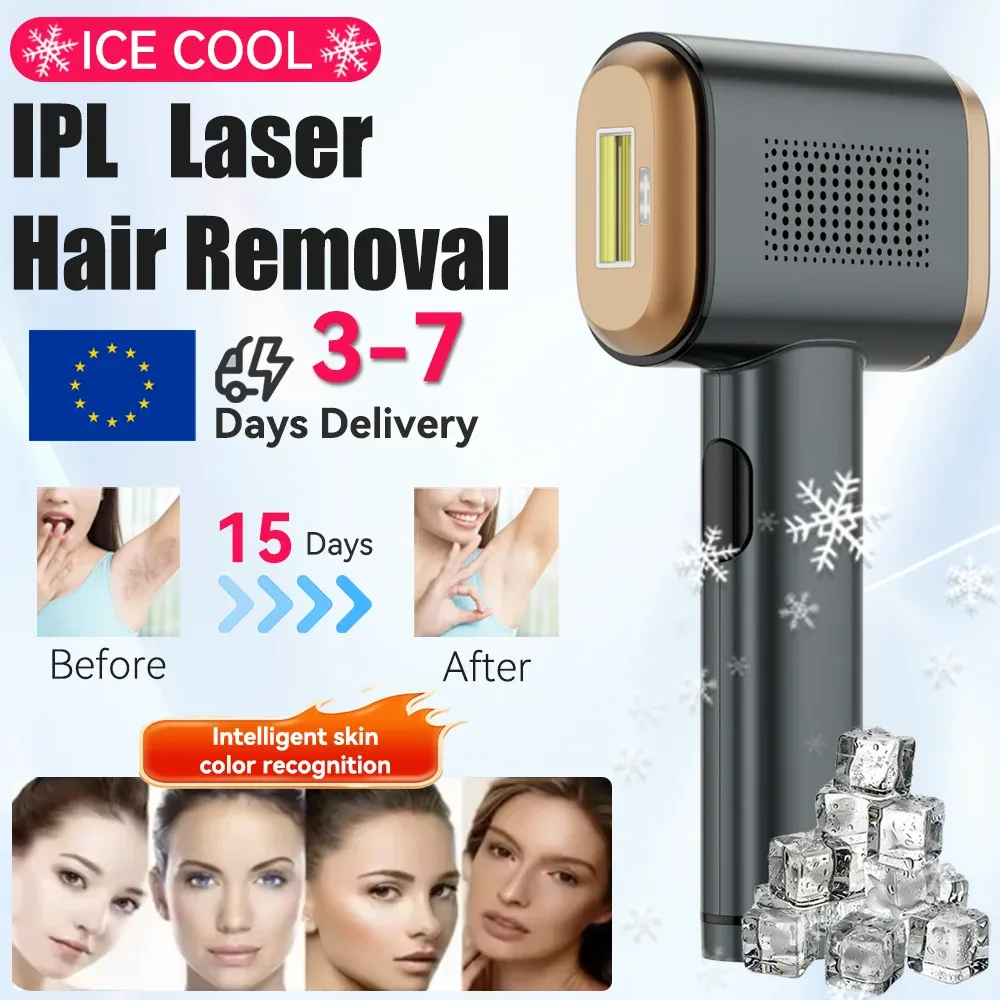 Épilateur à lumière pulsée IPL, refroidissement