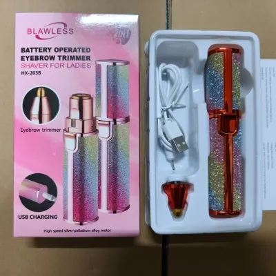 Épilateur électrique portable 2 en 1 rechargeable
