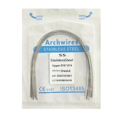 Fils d'arcade orthodontiques en acier inoxydable – image 2
