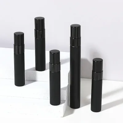 Flacons de parfum noirs rechargeables en verre – image 3