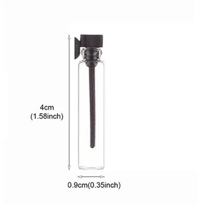Flacons échantillons en verre de 1 ml, lot de 100 – image 2