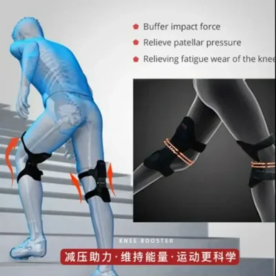 Genouillères de maintien avec ressorts pour le sport – image 3