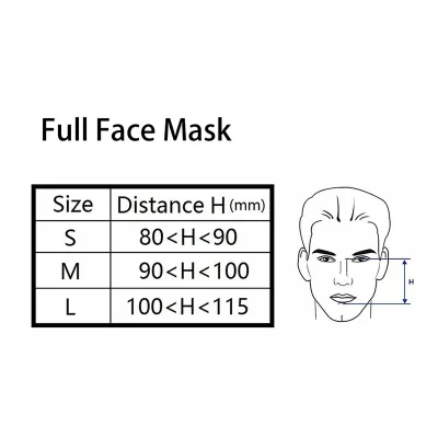 Masque facial complet pour appareil à pression – image 2
