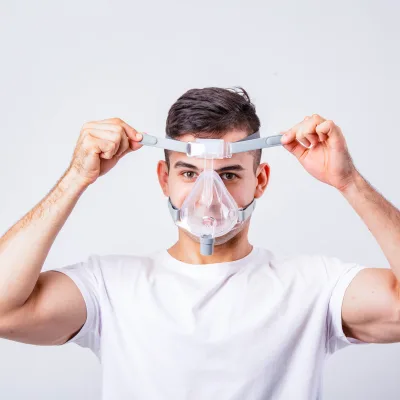 Masque facial complet pour appareil à pression – image 3