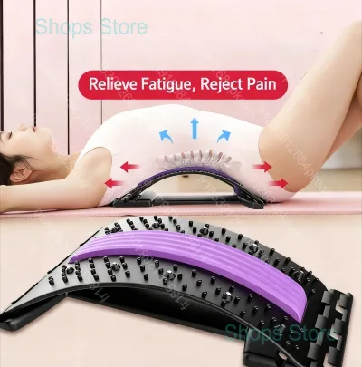 Masseur lombaire en TPE avec poignée en forme de R