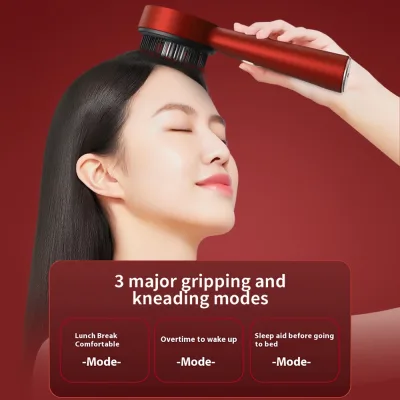 Peigne de massage électrique à lumière rouge – image 2